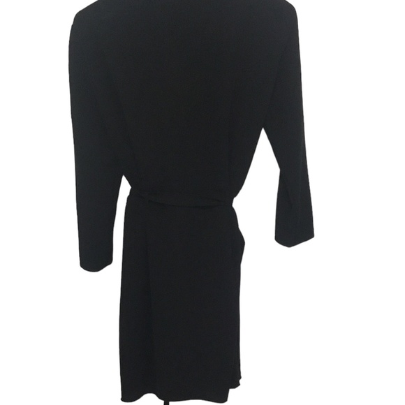 Wilfred Aritzia women’s size 2 wrap dress, black, belt, 3/4 sleeves - Picture 3 of 5